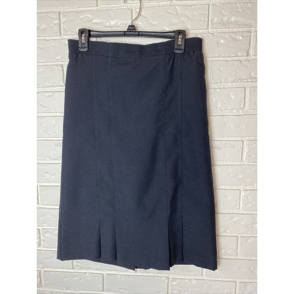 Joyce Sportswear Pencil skirt Navy Size 9-10 Stretch Waist Knee Length USA
